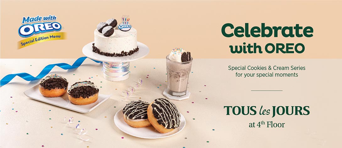 Celebrating Oreo’s 110th Birthday in collaboration with TOUS les JOURS!